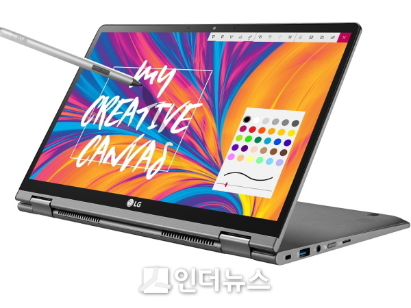 LG전자가 노트북과 태블릿이 하나로 결합된 컨버터블 노트북 ‘LG 그램 투인원(LG gram 2in1)’을 29일 출시한다. Image@LG전자