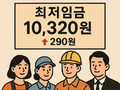 2026년 최저임금 인상률 2.9…월 215만6880원 수준