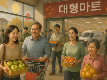 대형마트, 핸드캐리·온라인 배송으로 추석 ‘선물 공백’ 잡는다