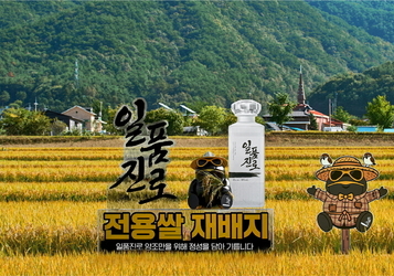 하이트진로, 증류식 소주 전용쌀 ‘일품진로쌀’ 첫 시험재배 완료