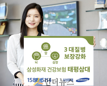 삼성화재(사장 안민수)는 3대 질병을 집중 보장하는 신상품 ‘태평삼대’를 출시, 본격적인 판매에 들어간다고 28일 밝혔다.