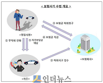 보험사기 수법 개요.(출처: 금융감독원)