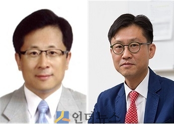 송준상 금융위 상임위원(왼쪽)과 도규상 기재부 경제정책국장(오른쪽).