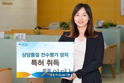 농협은행(은행장 이대훈)은 지난해 11월 ‘상담품질 전수평가 장치’를 개발해 특허 출원을 했으며, 올해 특허 등록을 완료했다고 20일 밝혔다.