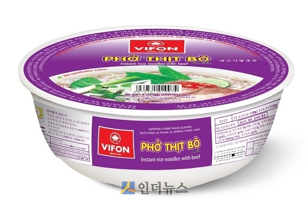 12일 편의점 GS25에 따르면 지난 2월 말에 출시한 베트남 쌀국수 비폰(VIFON)의 '포띠뽀' 용기면이 출시 12일 만에 12만개 가량 판매된 것으로 집계됐다.