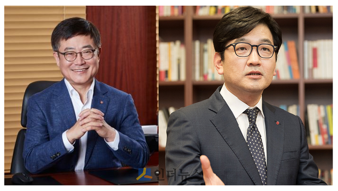 강희태 롯데백화점 대표이사(사진 왼쪽)과 김종인 롯데마트 대표이사(사진 오른쪽)