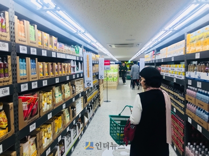 경동시장 신관 2층에 입점한 노브랜드. 