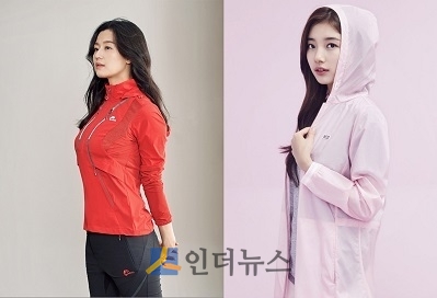 (왼쪽부터) 네파 '프리모션 스테노 방풍재킷', K2 '뮬리 롱재킷'