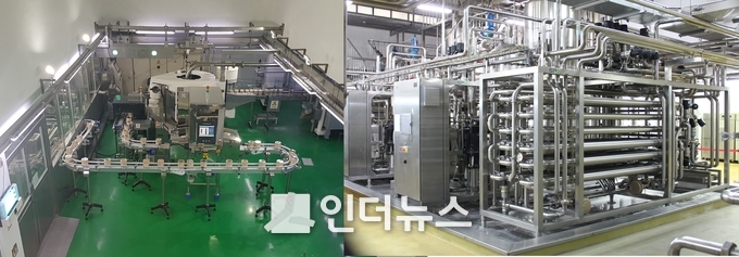 충진기 엑스레이(좌)와 인퓨전살균기(우). (사진제공 : 남양유업)