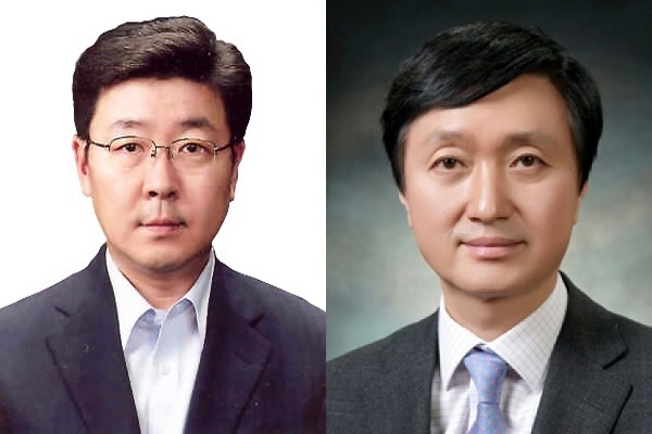 (왼쪽부터) 장덕희 신임 부사장과 박인성 신임 부사장.