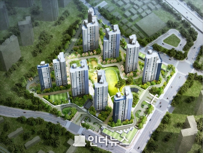 포스코건설 ‘남양주 더샵 퍼스트시티’ 조감도. (사진 : 포스코건설)