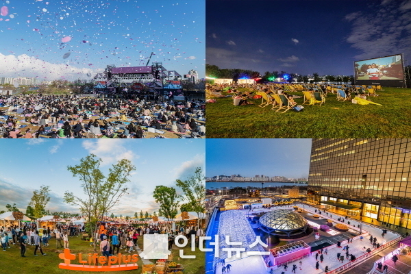 한화생명이 고객의 일상적인 사계절에 다채로움을 더할 수 있도록 ‘2019 LIFEPLUS 사계절 페스티벌’을 개최한다. 계절별로 연 4회 열리며, 첫 행사는 ‘LIFEPLUS 벚꽃피크닉 페스티벌’이다. Photo @ 한화생명