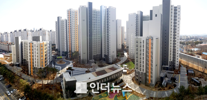 SK건설 첫 기업형 임대주택인 경기 화성시 SK뷰파크 3차 전경. photo @ SK건설