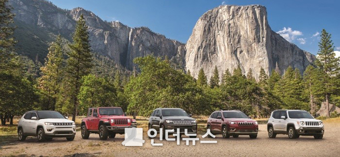 SUV 전문브랜드 지프의 판매 라인업. Photo @ FCA코리아 