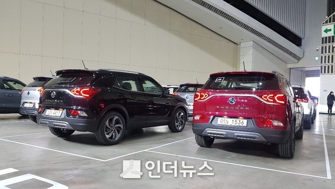 신형 코란도의 후면부 디자인. Photo ⓒ 인더뉴스 | 박경보 기자