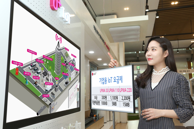 LG유플러스의 사물인터넷(IoT) 통신 ‘LTE-M1’의 전국망 서비스. Photo @ LG유플러스
