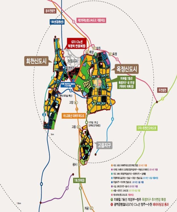 공급 예정 공공주택용지 위치도. Image @ 한국토지주택공사