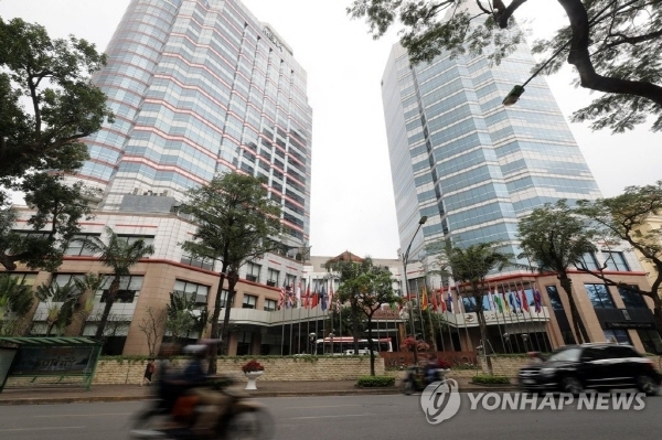 베트남 하노이시 거리 모습. <저작권자 (C) 연합뉴스 무단전재 및 재배포금지>