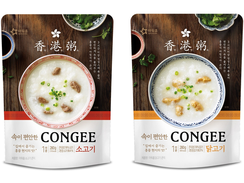 종합식품기업 아워홈이 홍콩 로컬푸드 ‘콘지(Congee)’를 간편식으로 출시한다고 8일 밝혔습니다. 이미지ㅣ아워홈