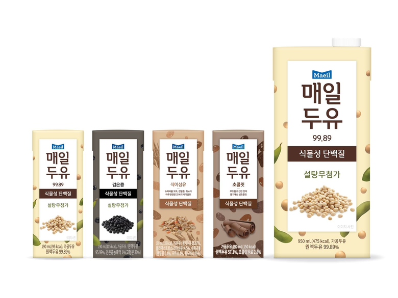 매일두유 제품 모음 이미지. 사진ㅣ매일유업