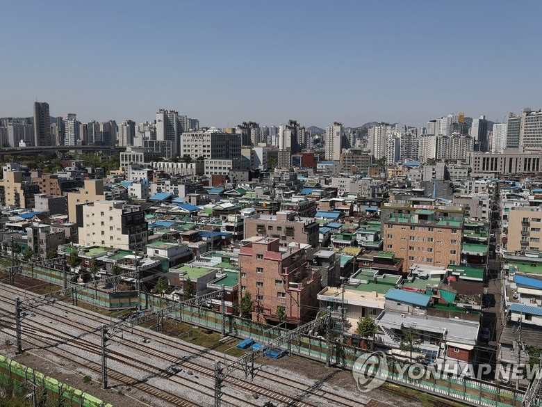 서울 동대문구 용두역·청량리역 인근 빌라촌. 사진ㅣ연합뉴스