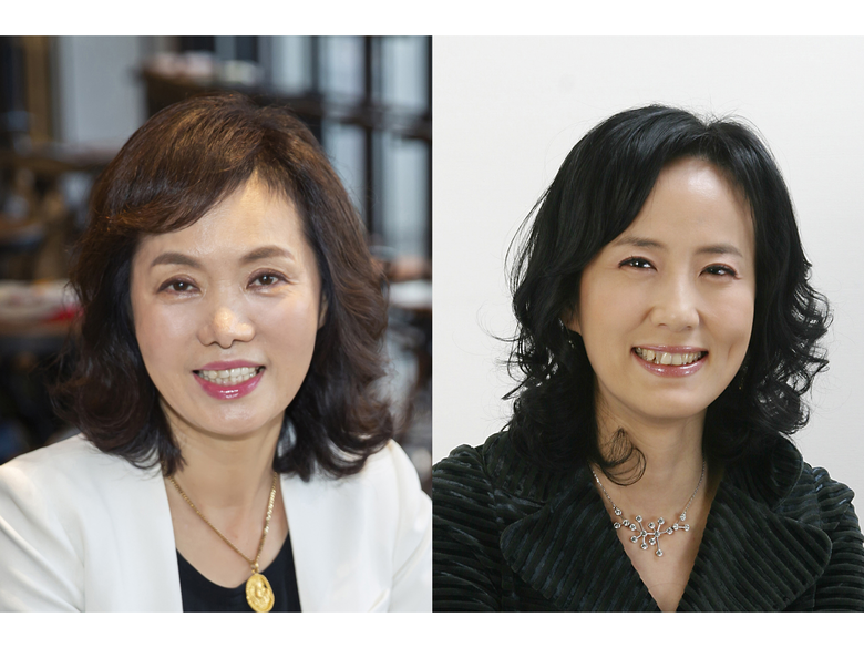 롯데카드가 여성 사외이사를 2명으로 늘리며 의사결정 기구의 다양성 및 ESG경영 강화에 나섰습니다. 사진은 롯데카드 이복실 사외이사(왼쪽)와 김수진 사외이사(오른쪽). 사진ㅣ롯데카드