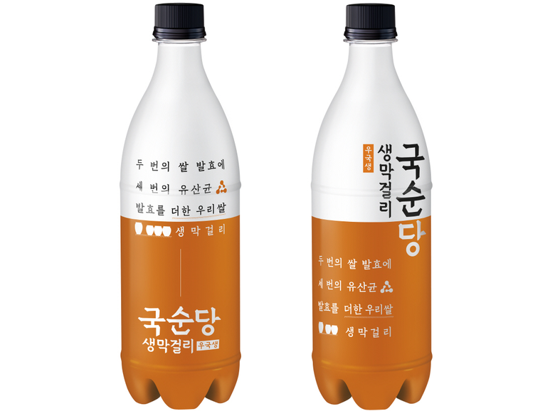 국순당 우리쌀 생막걸리 ‘우국생’. 사진ㅣ국순당