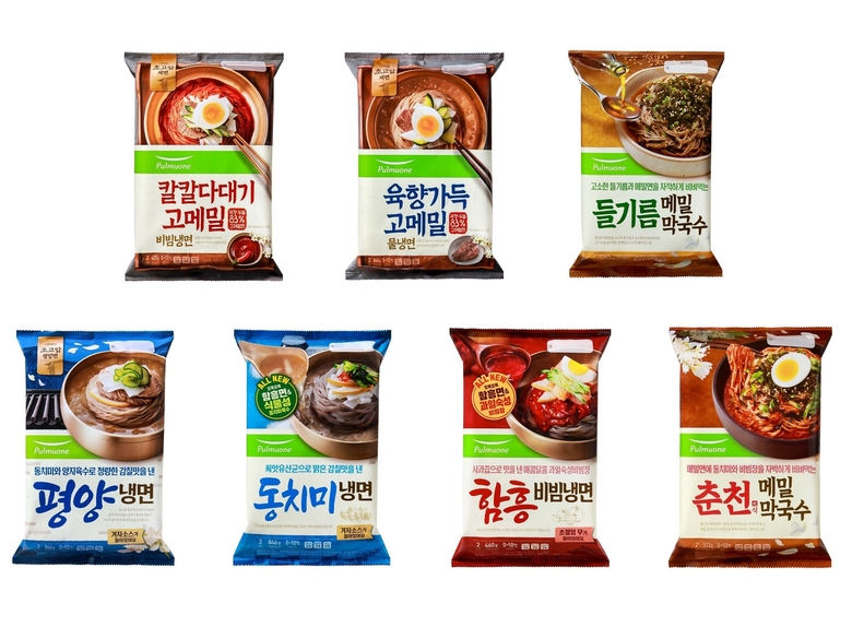 풀무원 여름 생면 신제품들. 이미지ㅣ풀무원