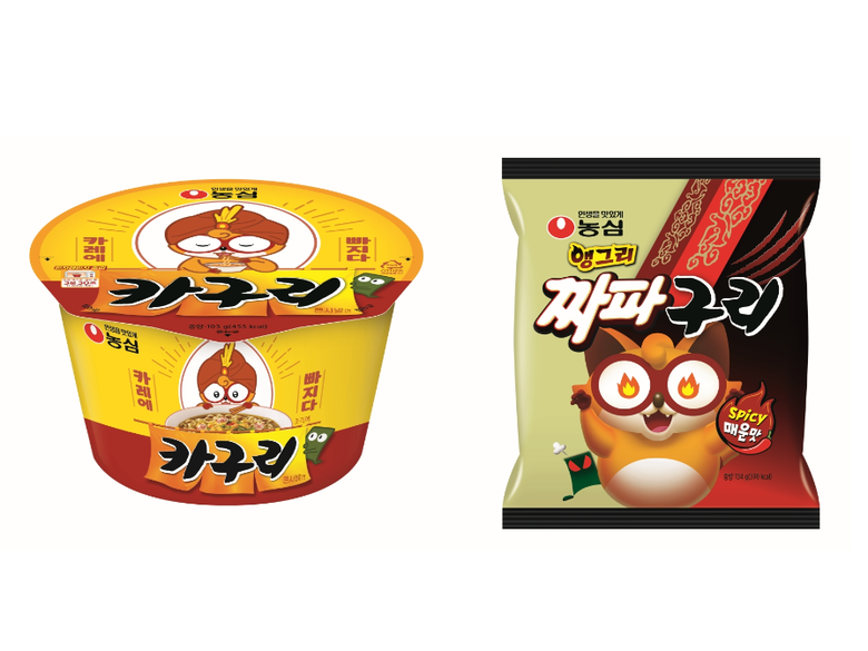 농심 카구리 큰사발면·앵그리 짜파구리. 이미지ㅣ농심
