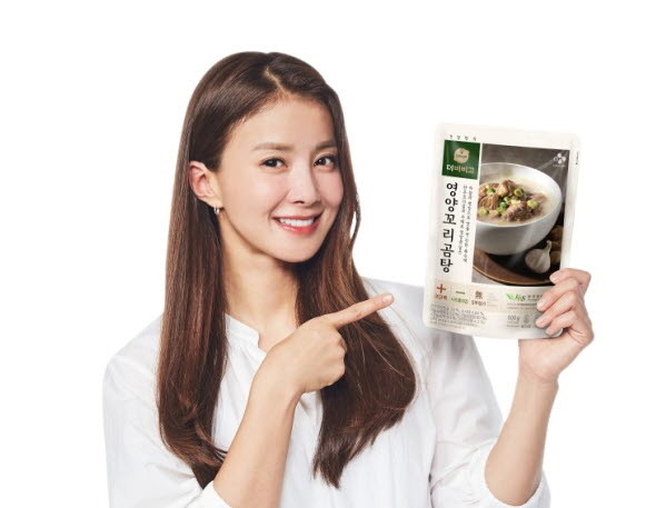 더비비고 모델 배우 이시영. 사진│CJ제일제당