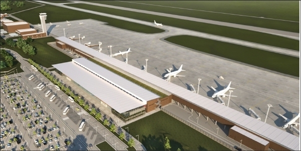 페루 친체로 신 국제공항 조감도. 사진│현대건설