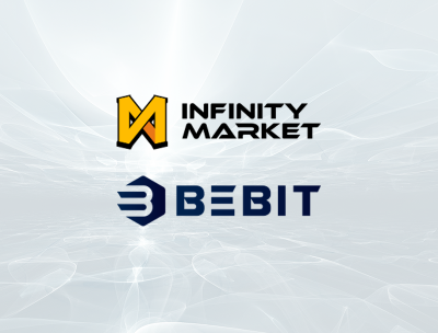 인피니티마켓·BEBIT 로고. 이미지ㅣ드래곤플라이