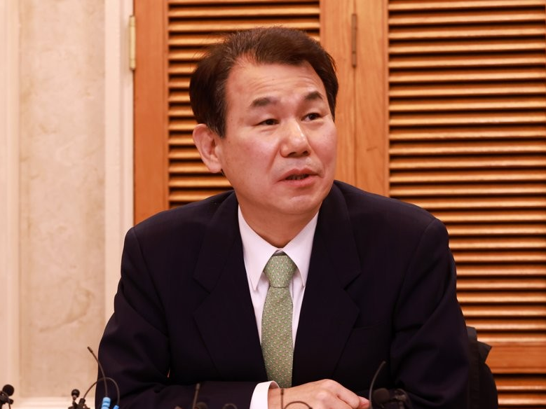 23일 서울 여의도 켄싱턴 호텔에서 열린 증권회사 CEO 간담회에서 발언하는 정은보 금융감독원장 사진|연합뉴스