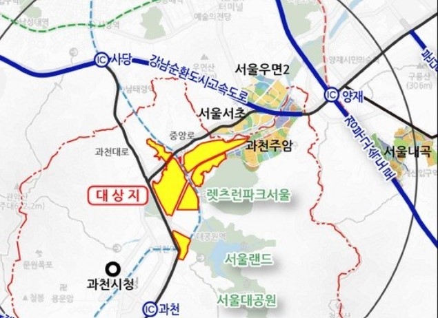 과천주암지구 뤼치도. 이미지│국토교통부