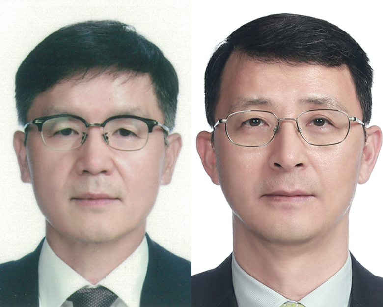 GS EPS 정찬수 사장(왼쪽)과 GS E&R 김석환 사장(오른쪽). 사진ㅣGS그룹