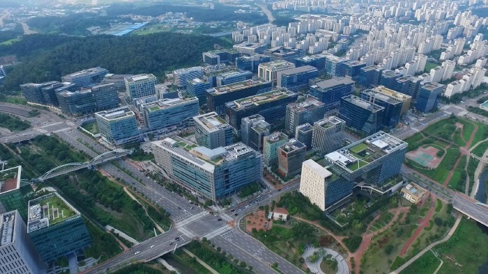 경기도 성남시 분당구 판교테크노밸리 전경. 사진│ 경기도경제과학진흥원