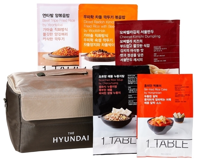 현대백화점 ‘원테이블 유명 맛집 간편식 세트’. 사진ㅣ현대백화점