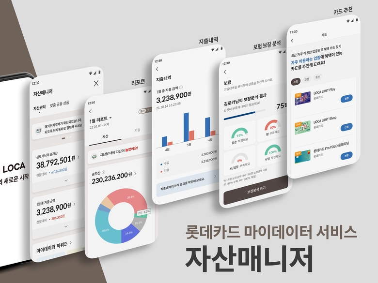 롯데카드 자산매니저 서비스 이미지|롯데카드