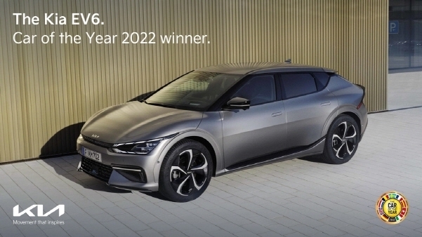 2022 유럽 올해의 차에 선정된 기아 EV6. 사진│기아