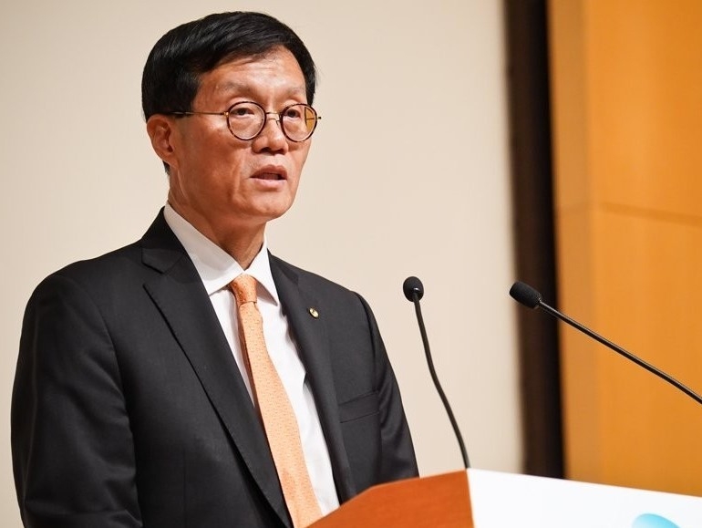 취임사를 하는 이창용 신임 한국은행 총재. 사진|연합뉴스