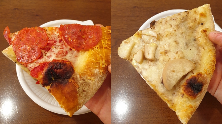 오뚜기 신제품 페퍼로니디아볼라 피자(왼쪽)·트러플풍기 피자(오른쪽). 사진ㅣ인더뉴스