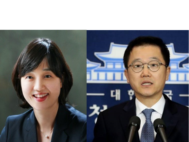 강수진 고려대 로스쿨 교수(좌)와 강석훈 성신여대 경제학과 교수(우). 사진|연합뉴스
