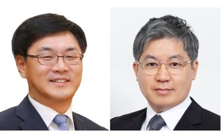 HDC현대산업개발에서 신규 선임된 김회언 각자 대표이사와 최익훈 각자 대표이사. 사진|HDC현대산업개발