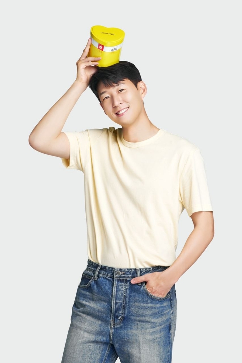 경남제약 레모나 브랜드 모델 손흥민. 사진ㅣ경남제약