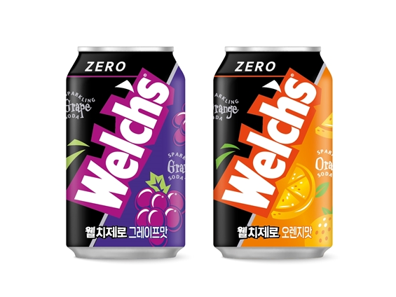 농심의 ‘웰치제로’ 2종. 이미지ㅣ농심