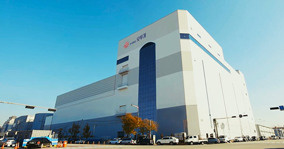 안양공장·오뚜기라면·원주공장에 분산돼 있던 3개 유지 공장을 하나로 통합한 경기도 포승읍 포승공장. 사진ㅣ오뚜기 홈페이지