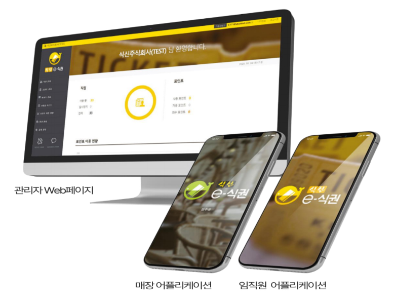 식신e식권 서비스. 이미지ㅣ식신