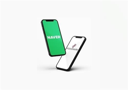 네이버와 포쉬마크 CI. 이미지|네이버