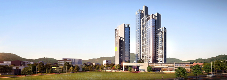 부산 대연역 가로주택정비사업 투시도. 사진ㅣ한신공영
