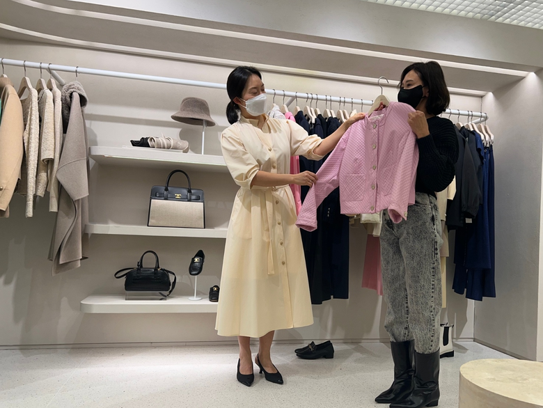 타임스퀘어점 3층 타임매장. 사진ㅣ신세계백화점